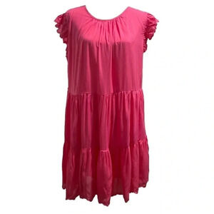 NWT House of Harlow 1960 Size Small Hot Pink Mini Dress